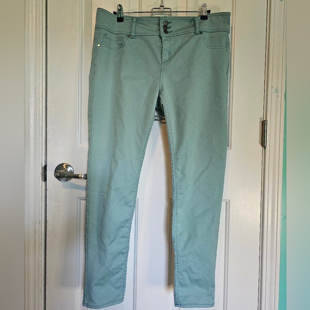 Tinseltown Pants Light Blue Junior's Size 17